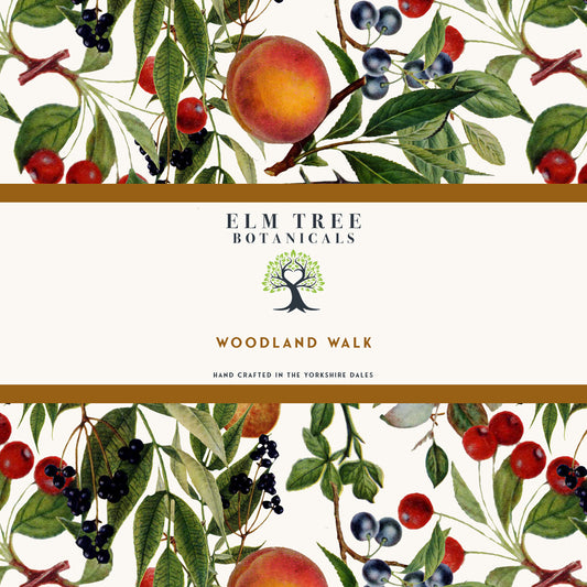 Woodland Walk Diffuser label