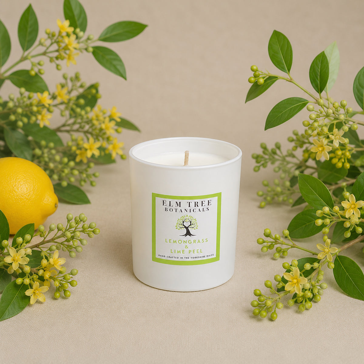 LEMONGRASS & LIME PEEL CANDLE
