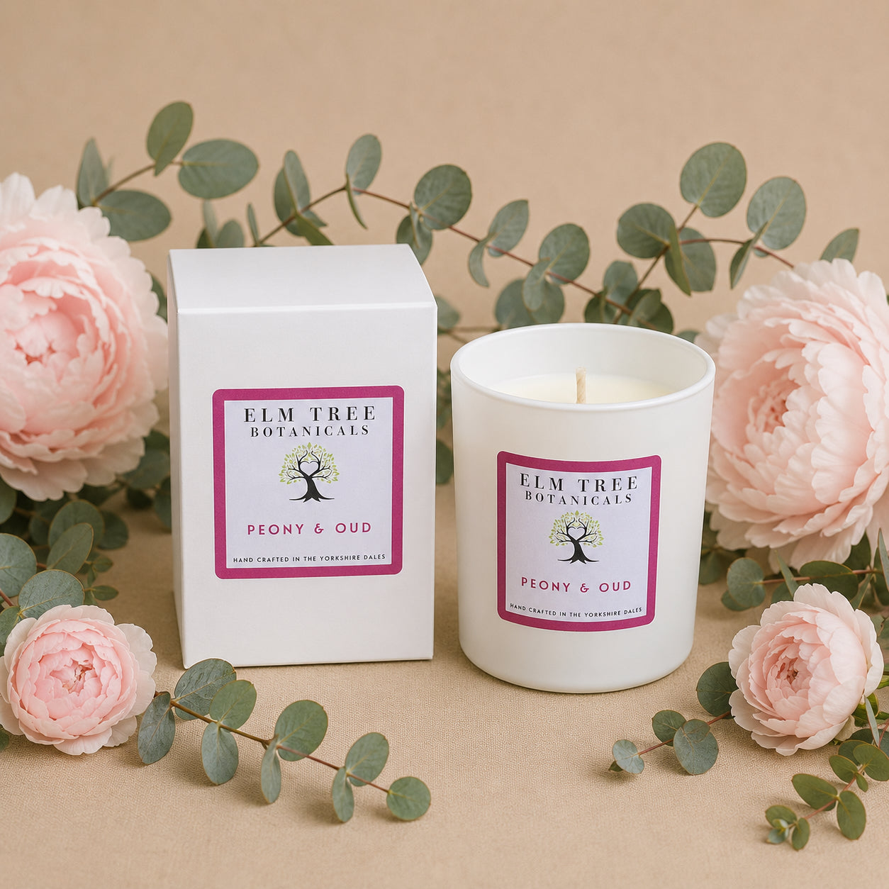 PEONY & OUD CANDLE